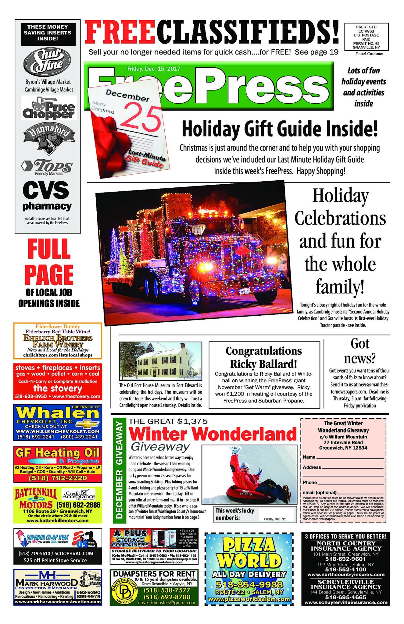 You are currently viewing North Country Freepress – 12/15/17