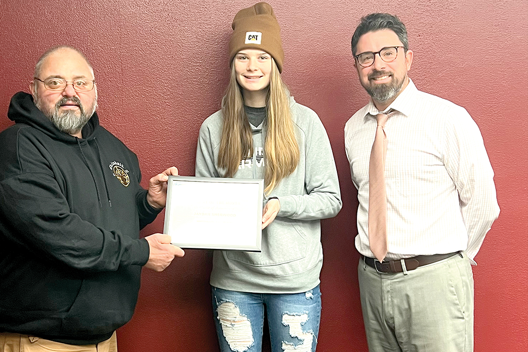 Read more about the article Whitehall Elks Lodge #1491 names December student of the month