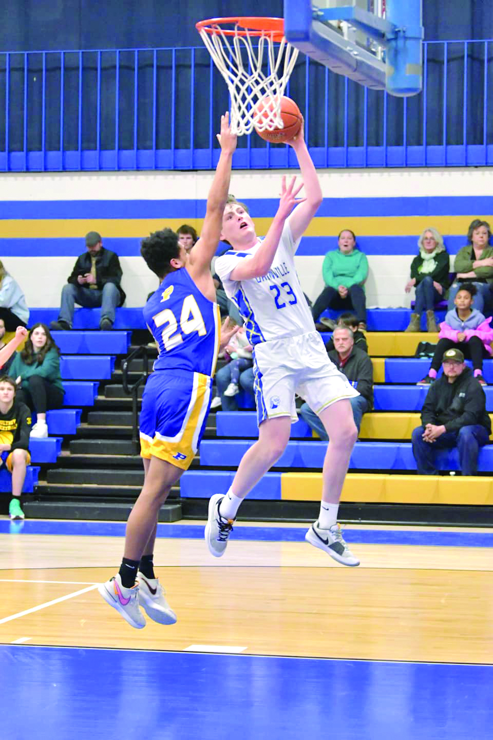 Read more about the article Granville boys’ basketball dominates Poultney