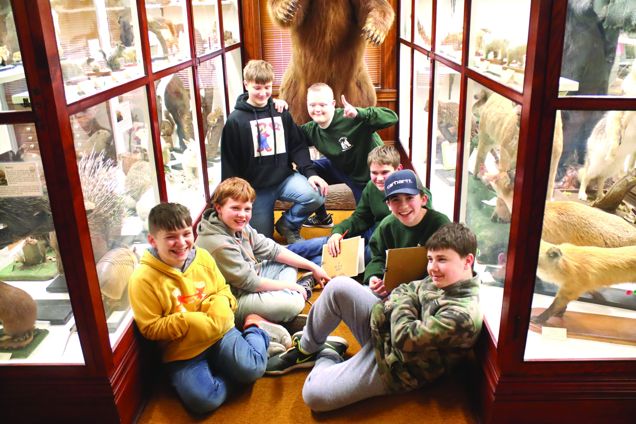A night at the museum for Granville Scouts